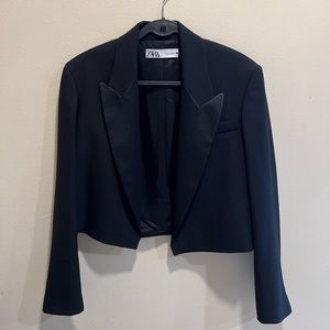 Zara cropped blazer